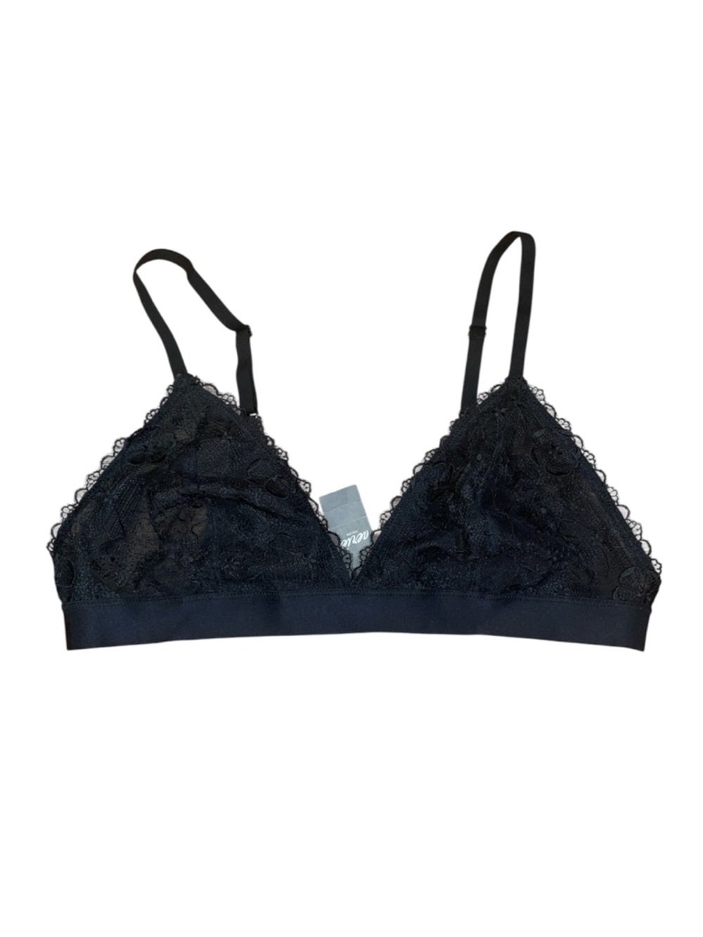 NWT aerie black lace bralette